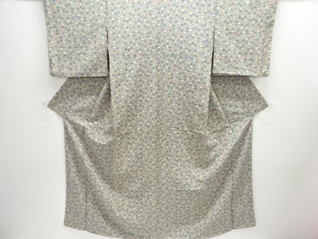 JAPANESE KIMONO / KOMON / KIKKO WITH FLOWER
